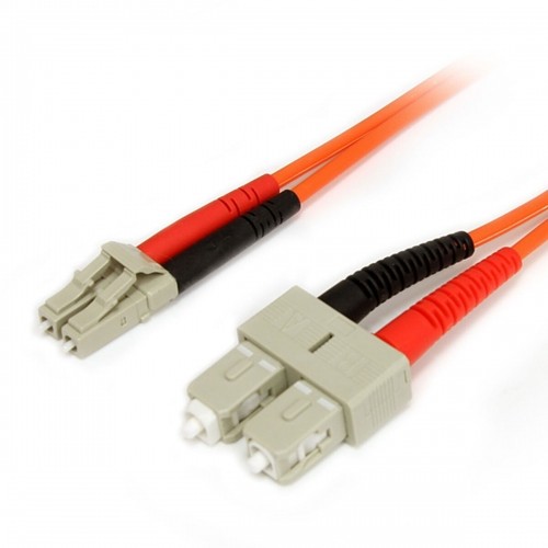 Optisko šķiedru kabelis Startech FIBLCSC2 2 m Oranžs image 1