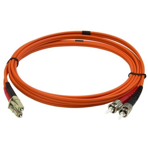 Optisko šķiedru kabelis Startech 50FIBLCST2 2 m Oranžs image 1