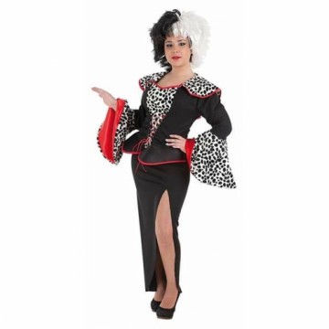 Bigbuy Carnival Маскарадные костюмы для взрослых Cruella de Vil M/L (3 Предметы)