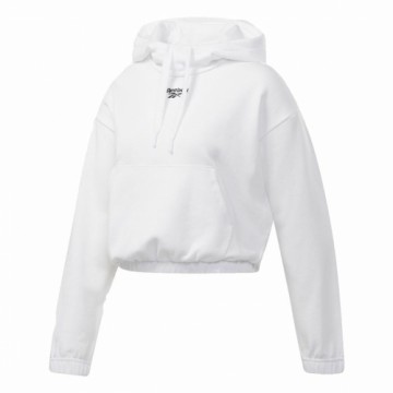 Толстовка с капюшоном женская Reebok Sportswear Cropped Белый