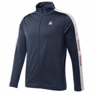 Мужская спортивная куртка Reebok Essentials Linear Logo Темно-синий