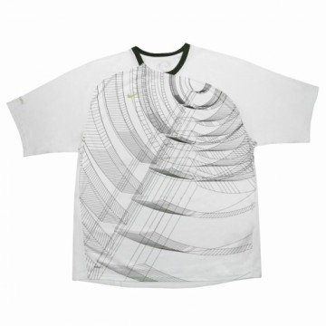 Vīriešu Krekls ar Īsām Piedurknēm Nike Summer T90 Balts