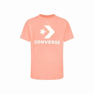 Unisex Krekls ar Īsām Piedurknēm Converse Standard Fit Center Front Large Laša krāsas