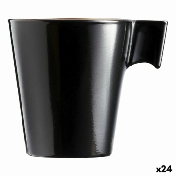 Krūze Luminarc Flashy Melns 80 ml Daudzkrāsains Stikls (24 gb.)