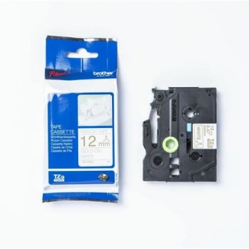 Laminēta lente iekārtu marķēšanai Brother TZE-R234 Melns