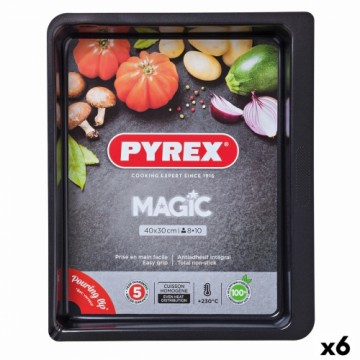 Форма для выпечки Pyrex Magic Прямоугольный Металл 6 штук 40 x 31 cm