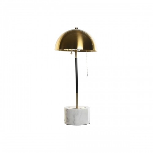 Настольная лампа DKD Home Decor 25 x 25 x 58 cm Чёрный Позолоченный Металл Мрамор 220 V 50 W image 1