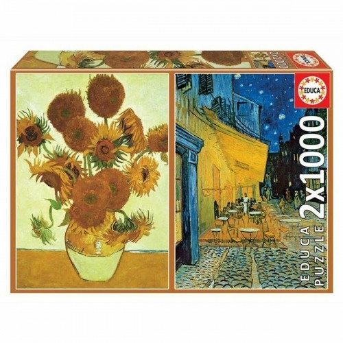 Puzle un domino komplekts Educa 18491 (2 x 1000) image 1