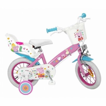Bērnu velosipēds Toimsa Peppa Pig Rozā 12"