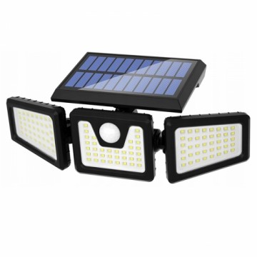 Elight W4 Solārais 20W 300lm LED IP65 Ārtelpu regulējama sienas lampa ar PIR sensoru un iebūvētu saules paneli + batereja
