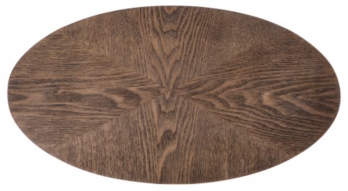Halmar DELPHI coffee table, walnut / black image 2