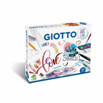 Zīmēšanas Komplekts Giotto Art Lab Fancy Lettering 45 Daudzums Daudzkrāsains