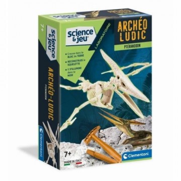 Dabaszinātņu Spēle Clementoni Archéo Ludic Pteranodon  Tumsā spīdošs