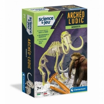 Dabaszinātņu Spēle Clementoni Archéo Ludic Mammoth Tumsā spīdošs