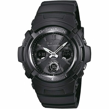 Мужские часы Casio G-Shock AWG-M100B-1AER Чёрный (Ø 46 mm)