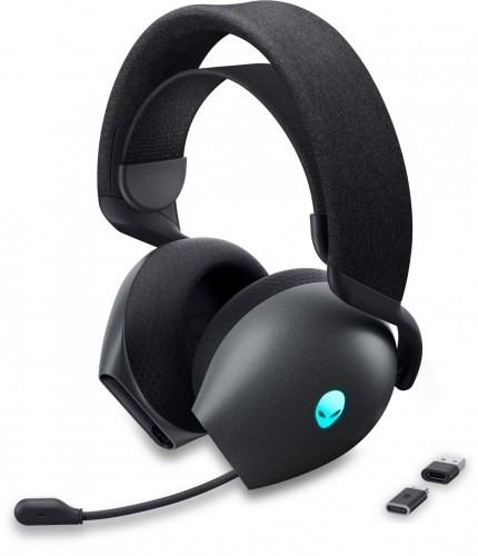 Dell  
         
       Alienware Dual Mode Wireless Gaming Headset AW720H Over-Ear, Built-in microphone, Dark Side of the Moon, Noise canceling, Wireless image 1