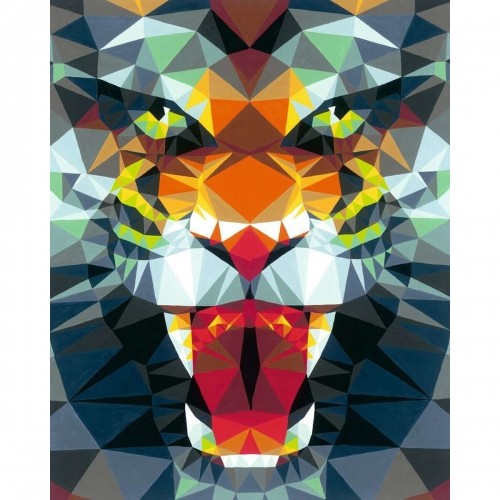 Krāsojamie attēli Ravensburger Polygon Tiger 24 x 30 cm image 2