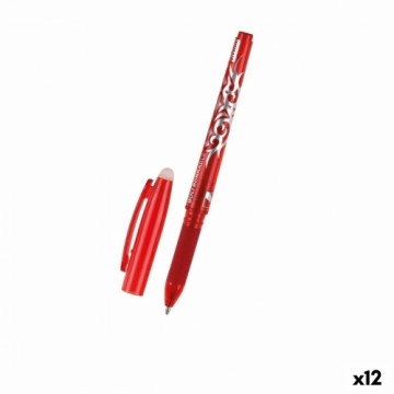Pildspalva MP Click System Sarkans Izdzēšama tinte 0,7 mm (12 gb.)