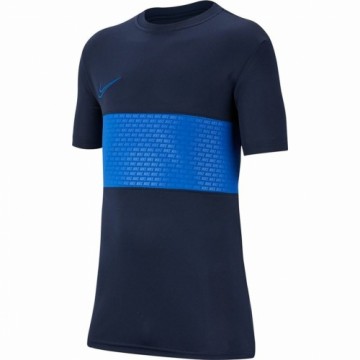 Krekls ar Īsām Piedurknēm Bērniem Nike Dri-FIT Academy Zils