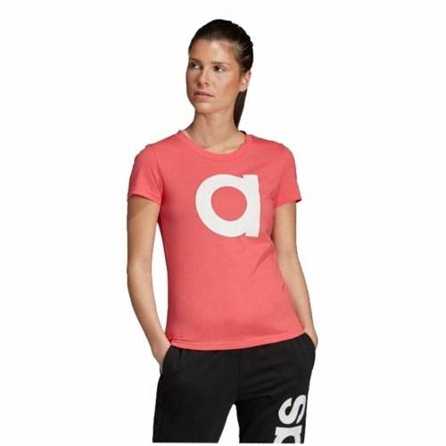 Sieviešu Krekls ar Īsām Piedurknēm Adidas Essentials Gaiši Rozā image 5