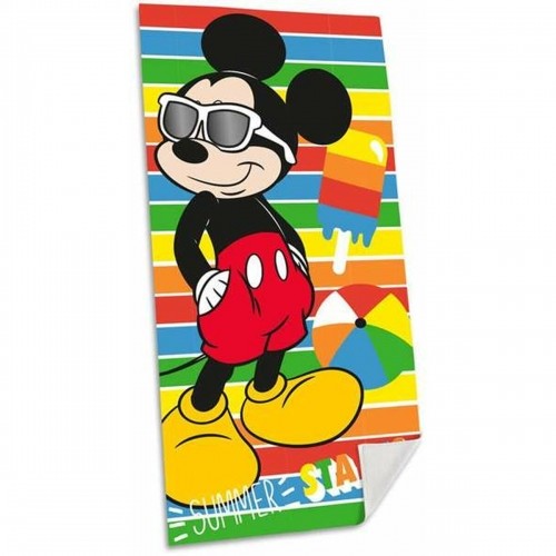 Pludmales dvielis Mickey Mouse 70 x 140 cm image 1