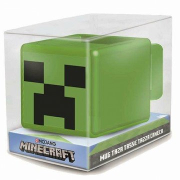 Krūze ar kārbu Minecraft Keramika 360 ml