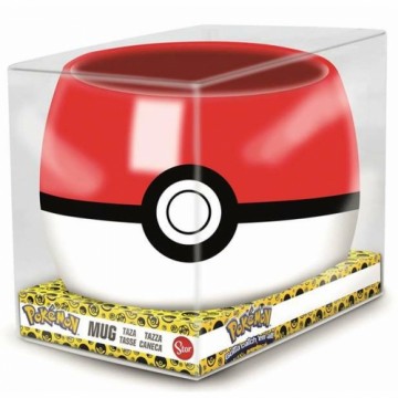 Pokemon Чашка в коробке Pokémon Pokeball Керамика 360 ml Чёрный