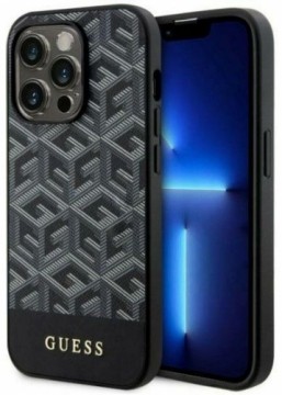 Guess  
       Apple  
       iPhone 14 Pro Max 6.7 hardcase GCube Stripes MagSafe 
     Black