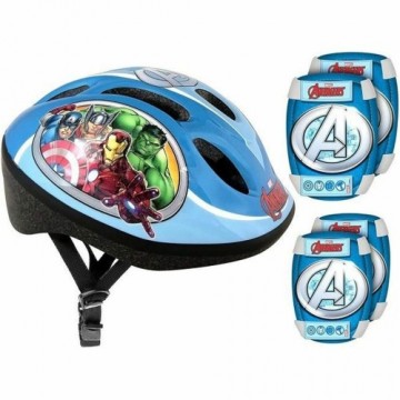 Набор шлем и наколенники Stamp AVENGERS