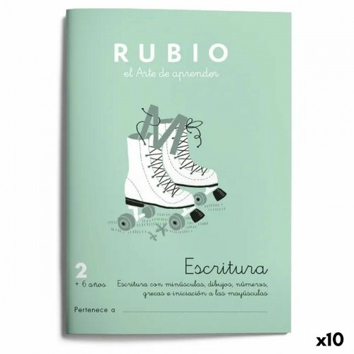 Cuadernos Rubio Writing and calligraphy notebook Rubio Nº2 A5 Spāņu 20 Loksnes (10 gb.) image 1