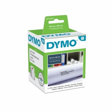 Sarakstu Birkas Dymo S0722400 Sarkans Balts