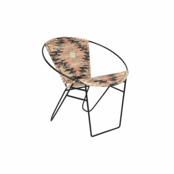 Krēsls DKD Home Decor 76 x 76 x 63 cm Metāls Daudzkrāsains