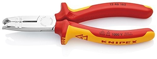 Knipex 1346165 wire insulation removal pliers, 165mm image 1
