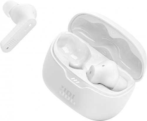 JBL wireless earbuds Tune Beam, white image 5