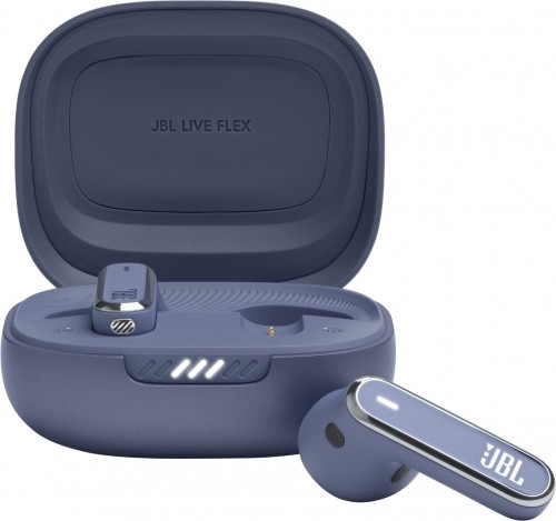 JBL wireless earbuds Live Flex, blue image 1