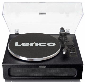 Turntable with 4 built-in speakers Lenco LS430BK, black