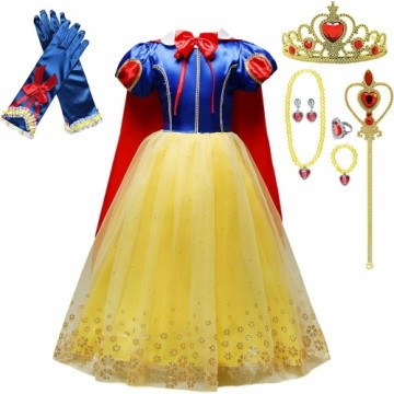 Bigbuy Carnival Svečana odjeća za djecu Sniegbaltīte 8-9 gadi (Atjaunots B)