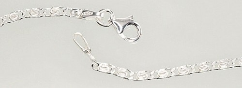 Серебряная цепочка Улитка 2,1 мм, алмазная обработка граней #2400097, Серебро 925°, длина: 47 см, 5.7 гр. image 2