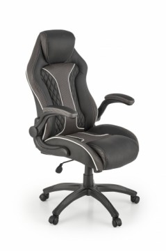 Halmar HAMLET chair, black / grey