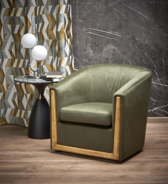 Halmar ENRICO leisure chair, green
