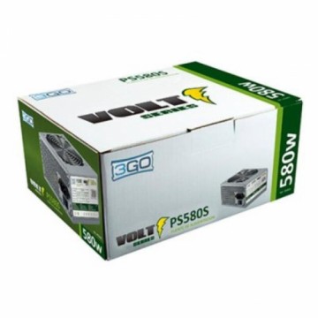 Strāvas padeve 3GO PS580S ATX 580W Pelēks