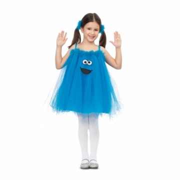 Svečana odjeća za djecu My Other Me Cookie Monster Sesame Street Zils (2 Daudzums)