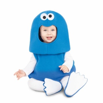 Маскарадные костюмы для младенцев My Other Me Cookie Monster Sesame Street Синий (3 Предметы)