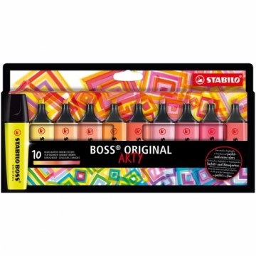 Набор флуоресцентных маркеров Stabilo Boss Original Arty 10 Предметы Разноцветный