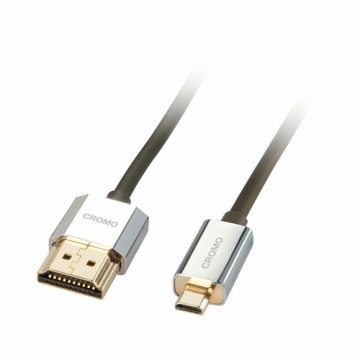 Кабель HDMI—Micro-HDMI LINDY 41682 2 m Серебристый Чёрный