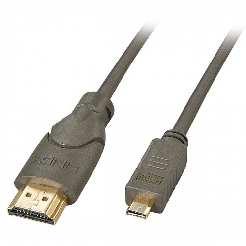 HDMI uz Micro HDMI Kabelis LINDY 41353 2 m Melns image 1