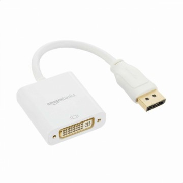 DisplayPort uz DVI Adapteris Amazon Basics HL-007254 Balts (Atjaunots A+)