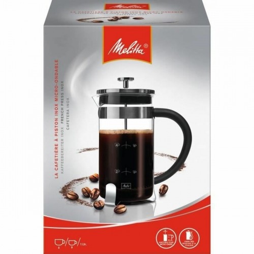 Kafijas Vārītājs ar Spiedni Melitta Premium 1 L 8 Чашки image 2