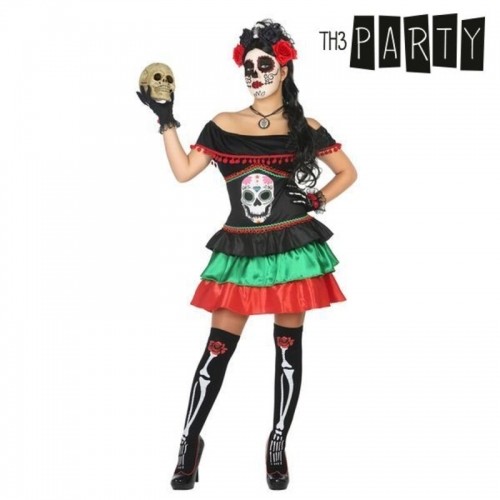Маскарадные костюмы для взрослых Th3 Party Разноцветный Скелет (1 штук) image 1