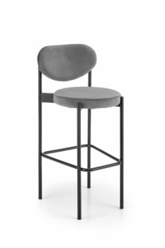 Halmar H108 bar stool, grey